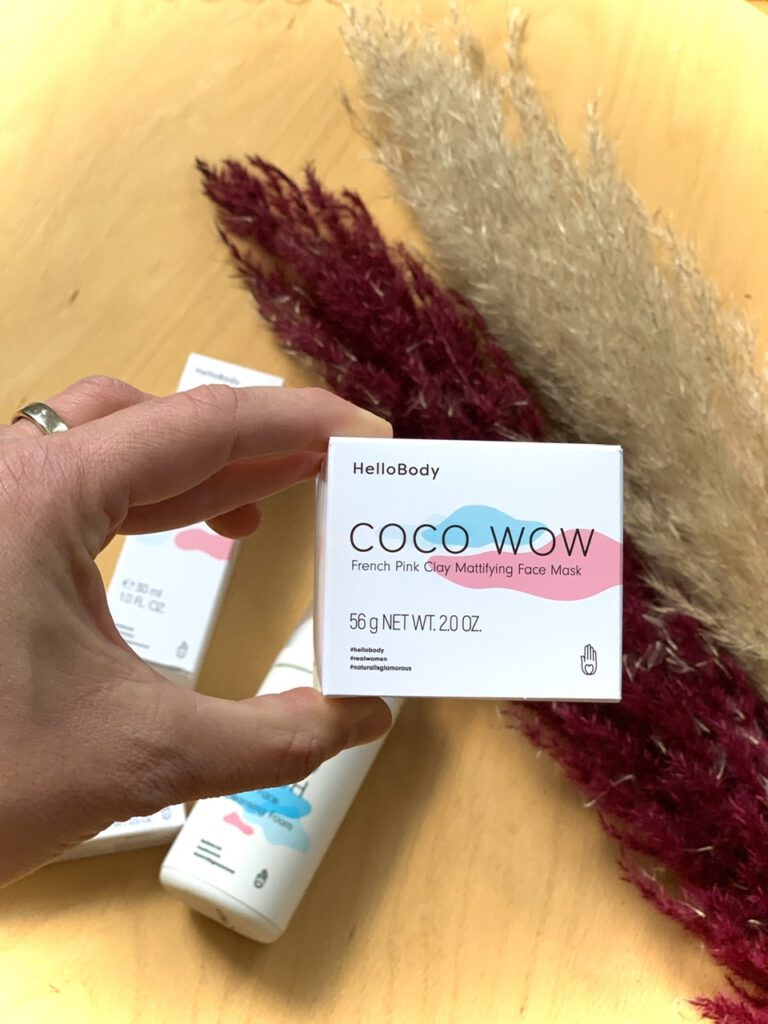 HelloBody Coco Wow French Pink Clay Mattifying Face Mask